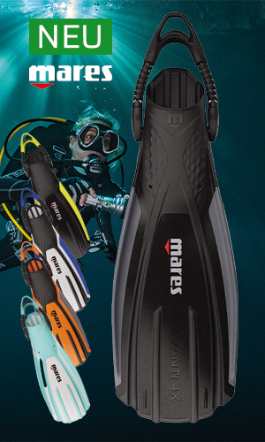 Die neue Mares Avanti 4x Geräteflosse in verschiedenen Farben