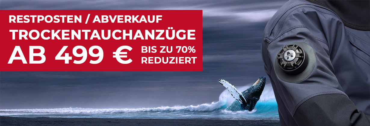 Trockentauchanzüge ab 499 Euro
