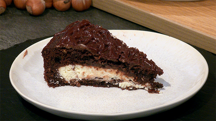 Schoko-Frischkäse-Kuchen