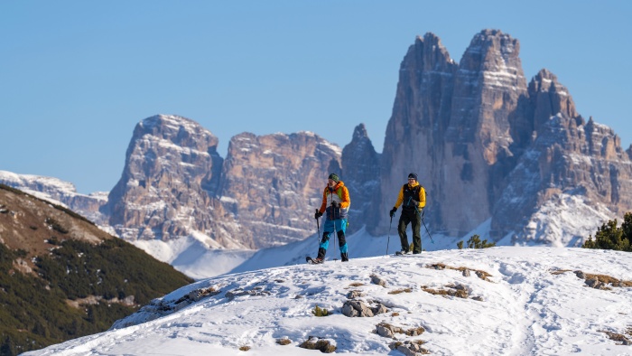 Bild: Schneeschuhtour in den Dolomiten, Rechte: BR / Simon Koslowski