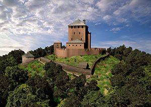 Burg Schlössel aus NW