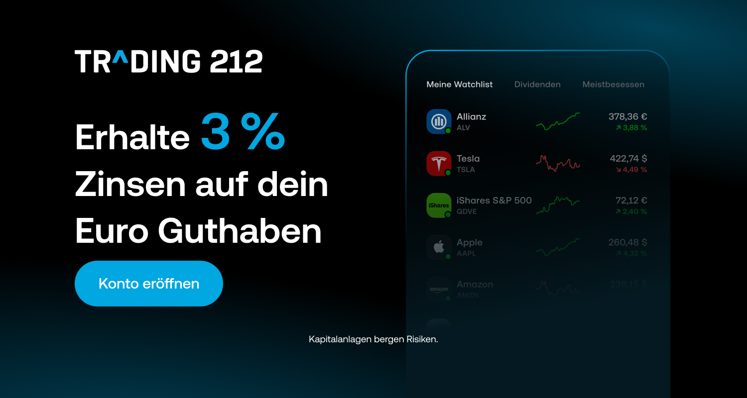Anzeige Trading 212