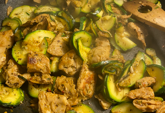 Veganes Gyros in der Pfanne 