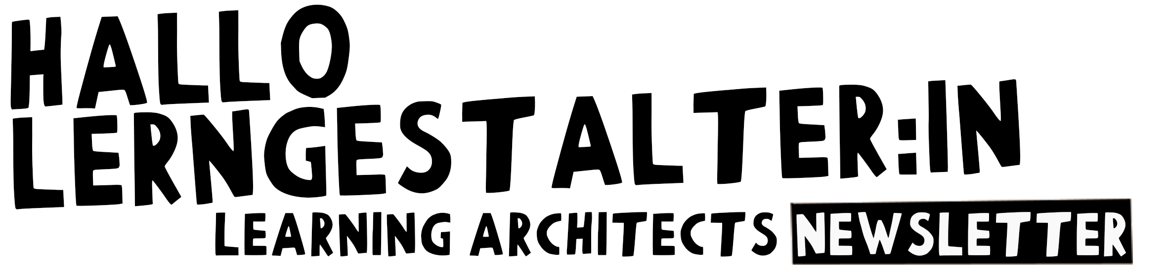 Learning Architects Newsletter Logo