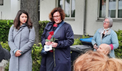 Filiz Keküllüoğlu und Philipp Ahrens, Gedenkort Rummelsburger Arbeiterwiderstand