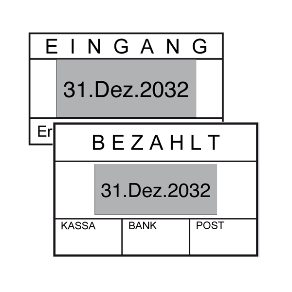 Vorlagen Datumstempel