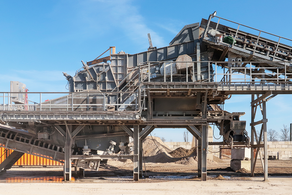 Bauschutt-Recyclinganlage