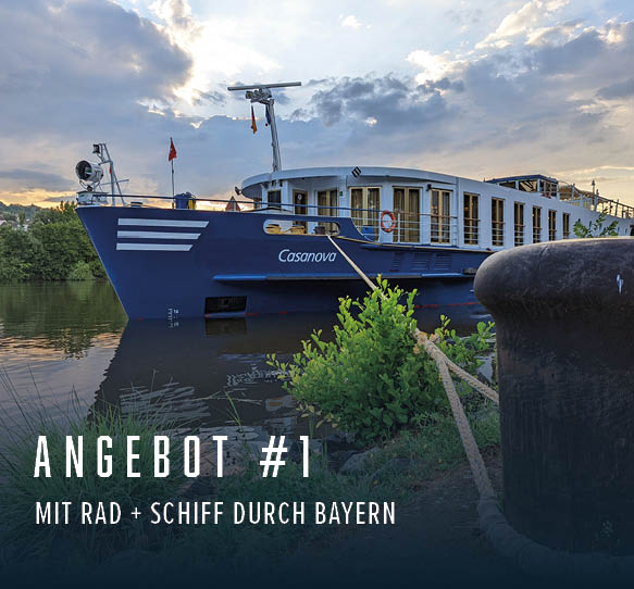 Angebot #1 Mit Rad + Schiff durch Bayern