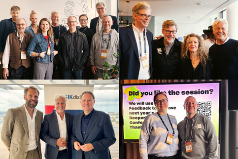 Collage von Mitarbeitern auf dem Reeperbahn Festival