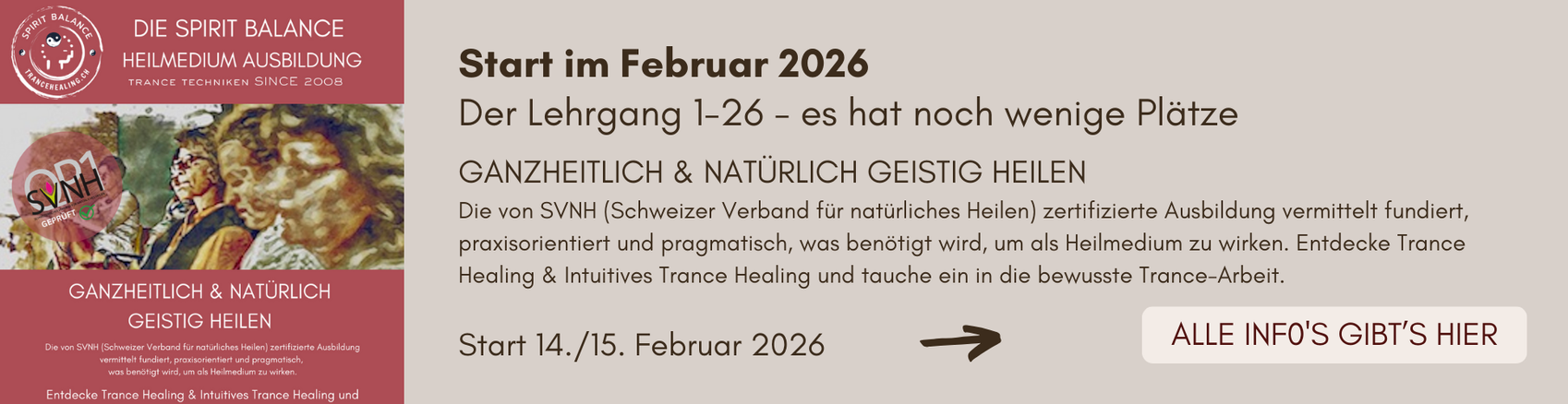Spirit Balance Heilmedium Ausbildung