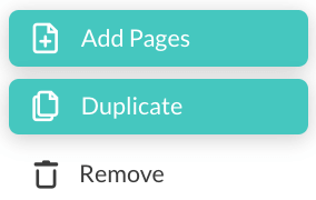 Add pages option in the photo editor