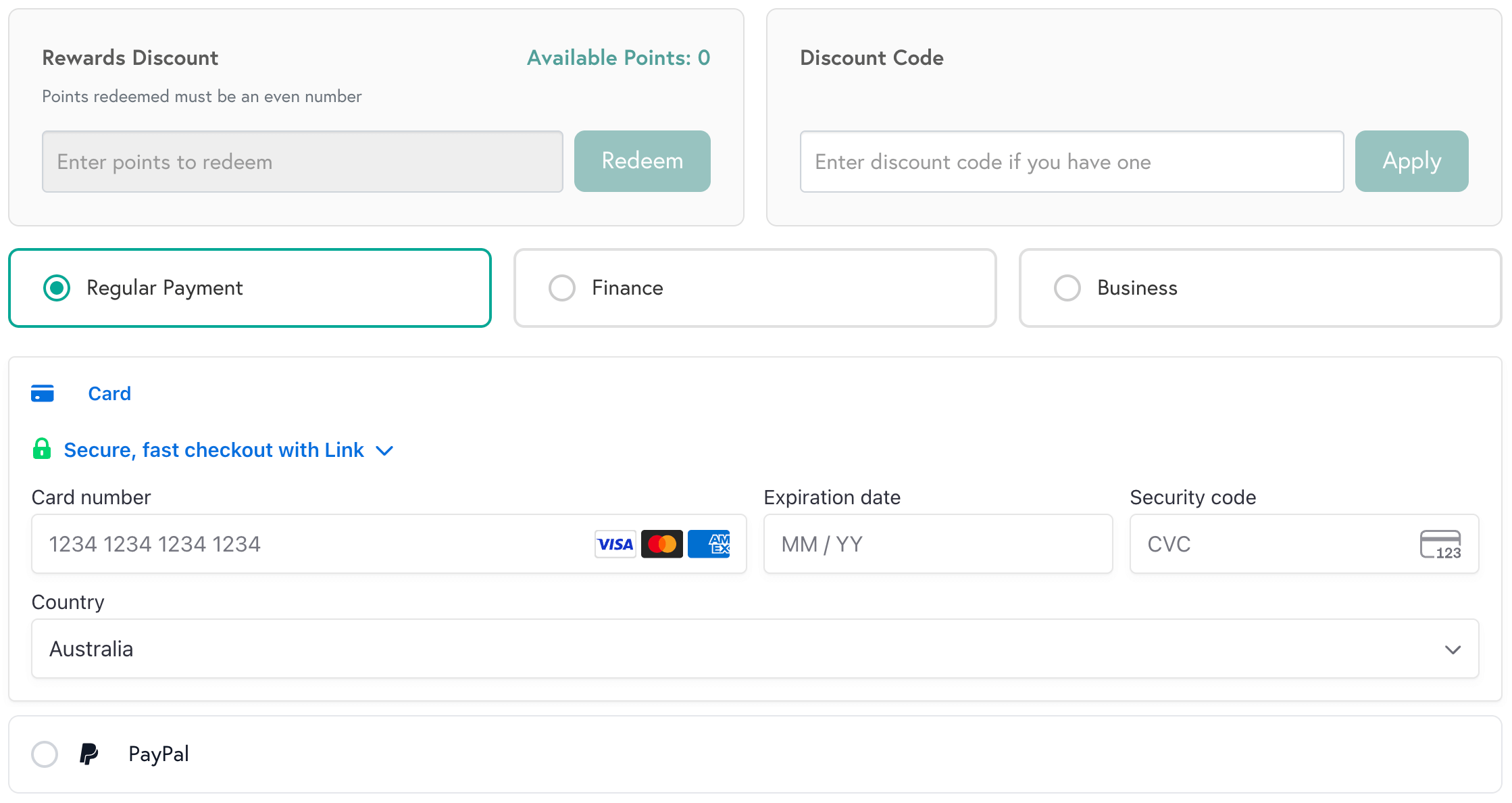 An overview of Mixam's payment options.