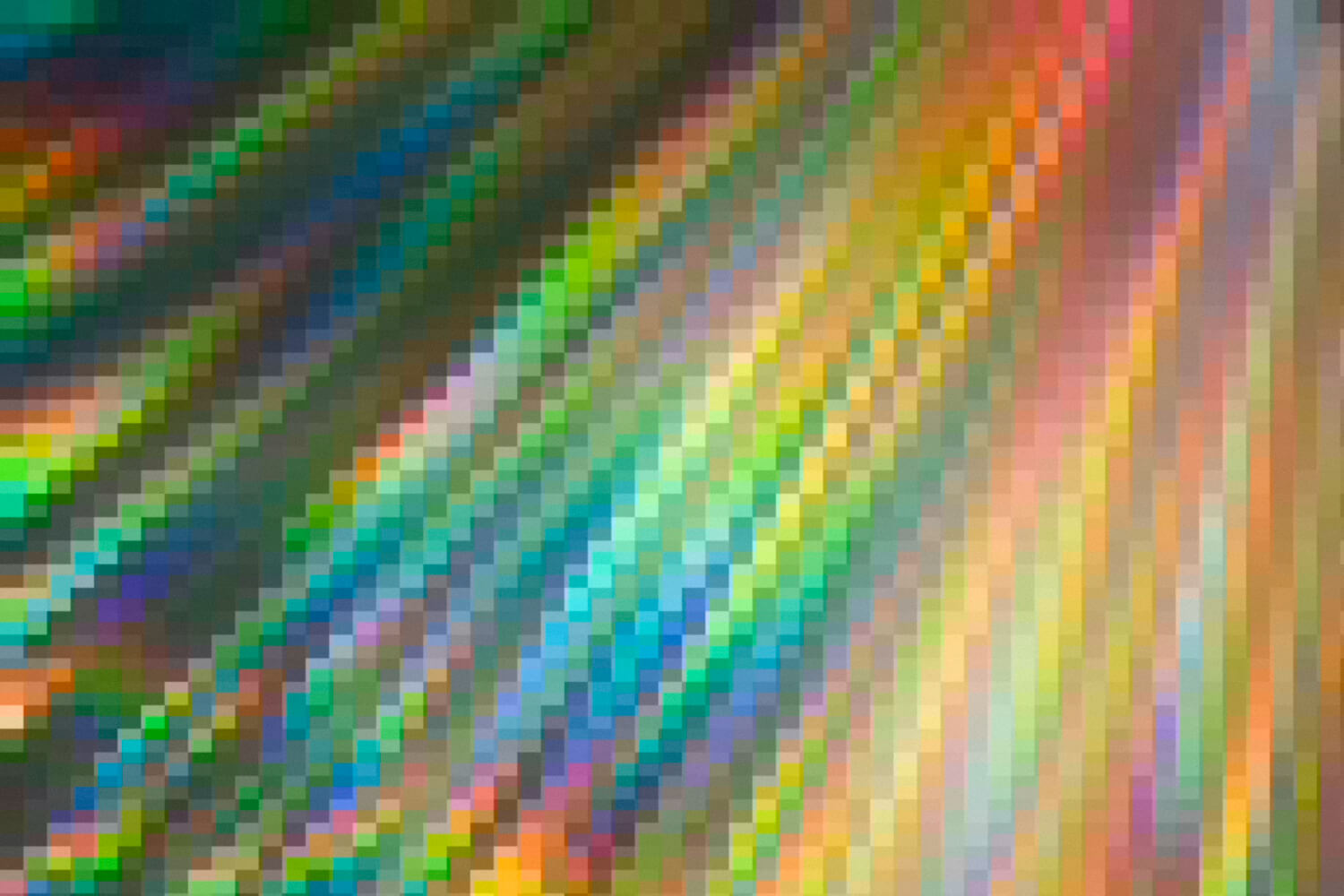 A close-up of computer screen pixels.