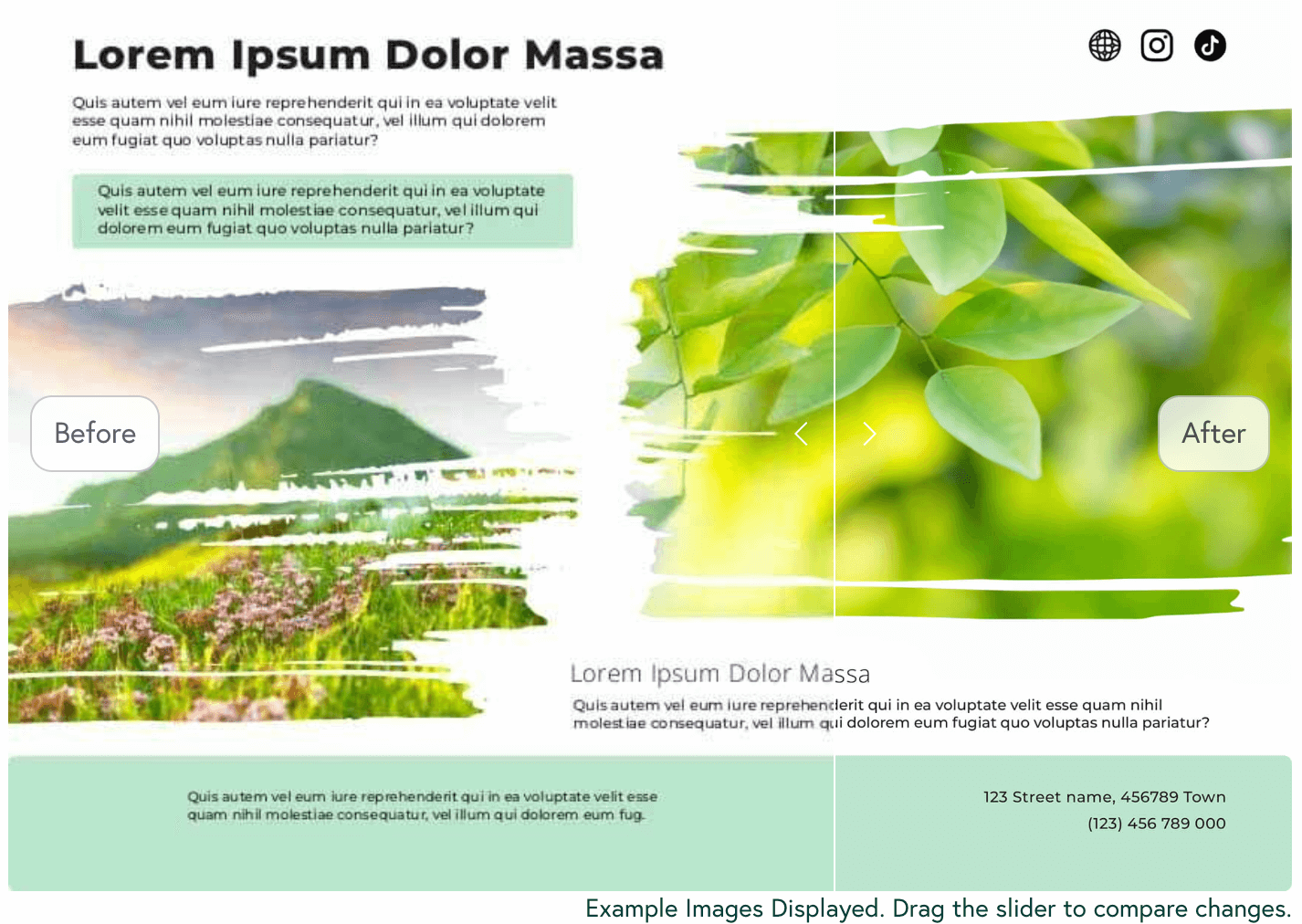 A before-and-after preview of print files with Mixam’s AI Image Enhancer.