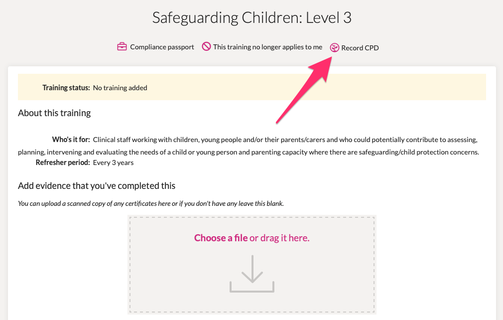 Safeguarding in Compliance passport