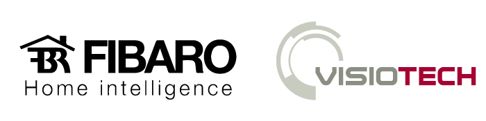 logos visiotech y fibaro