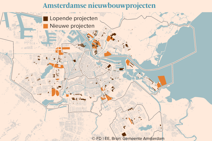 Amsterdamse nieuwbouwprojecten Lopende en nieuwe projecten in amsterdam