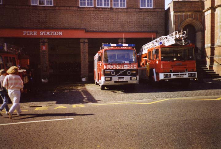 TL's Outside York fire station