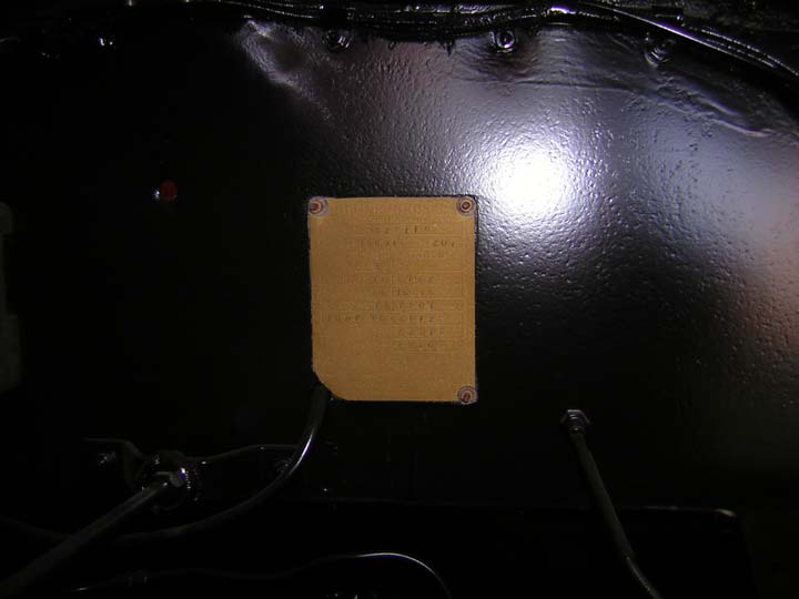Plate on a old Spanish Dennis 
