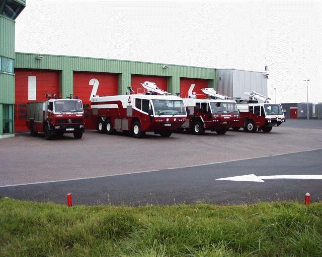 Newcastle airport line up around 2000.