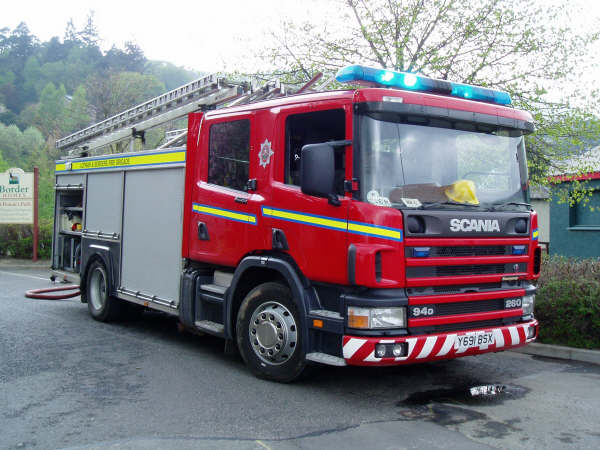 Lothian & Borders Scania Watertender