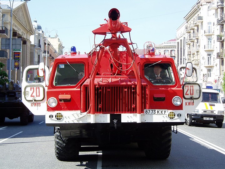 Front view of Air Crash Tender - AA-60 (7310)