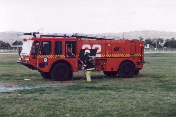 Air Force Fire Service Titan HPR 4x4 crash tender