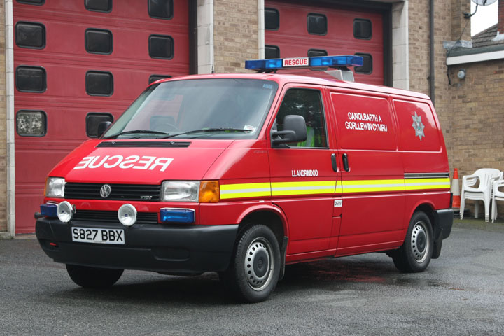 Llandrindod Wells Fire Station VW Rescue 