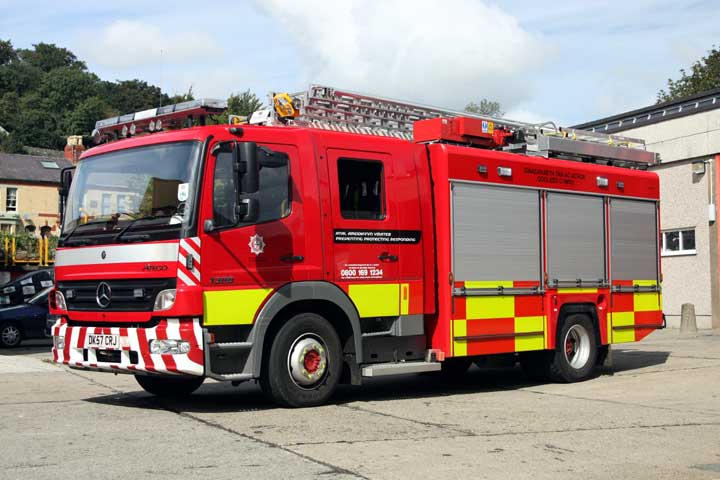 North Wales Fire service Mercedes Atego 