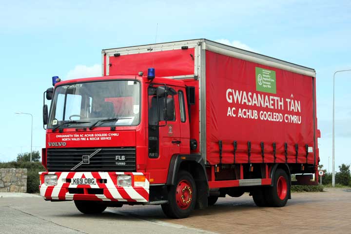North Wales FRS Holyhead fire station Volvo FL6