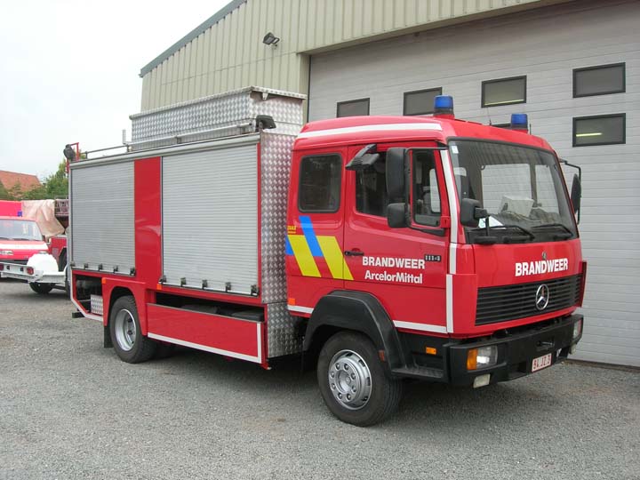 Works Fire brigade Arcelor Mittal Gent