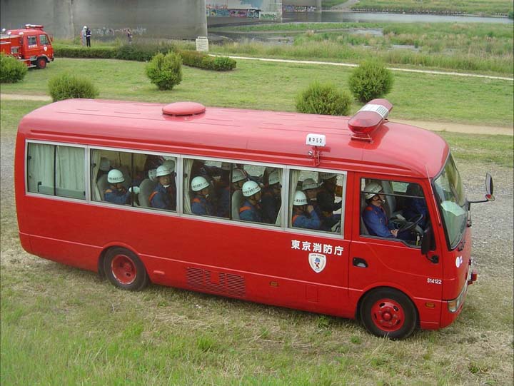 Tokyo Fire Department  staff bus