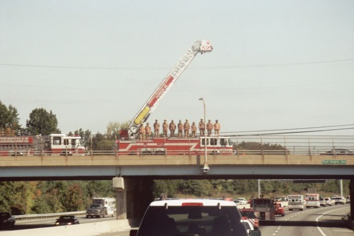 Funeral Motorcade Maryland USA