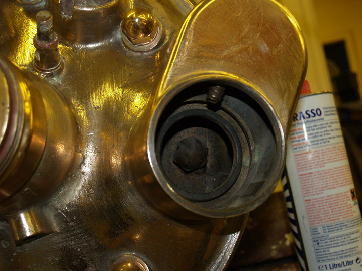 Detail of Early Dennis Fire Pump