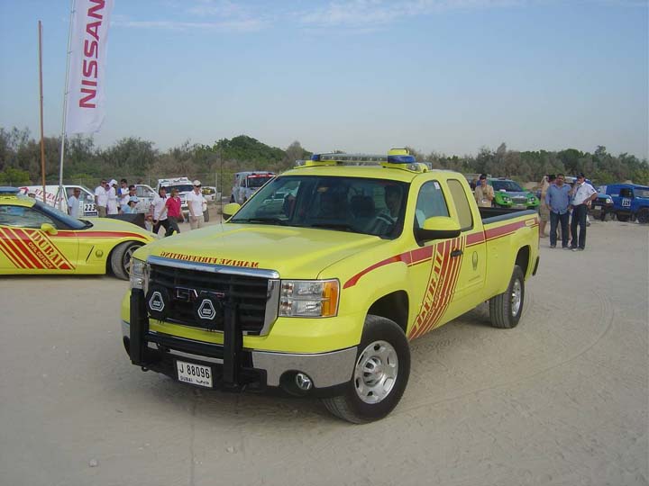 Dubai Civil Defense GMC Marine firefighting