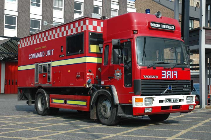 London Fire brigade HDC31 Volvo FL6.14