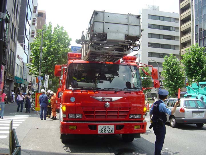 Tokyo FD Hino Morita 40m Turntable ladder Ueno FS