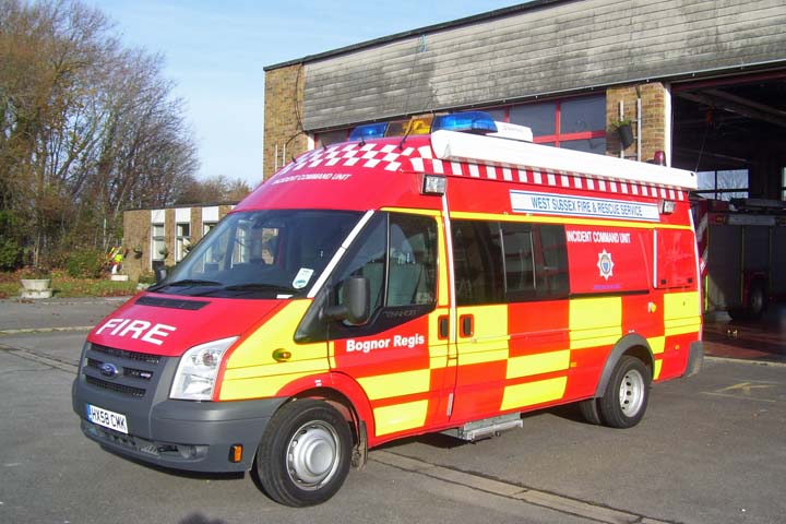 2008 Ford Transit Incident Command Unit.
