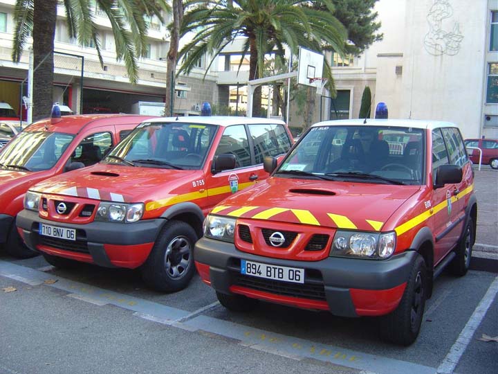 Alpes Maritime Fire and Rescue, France Nissan 4x4