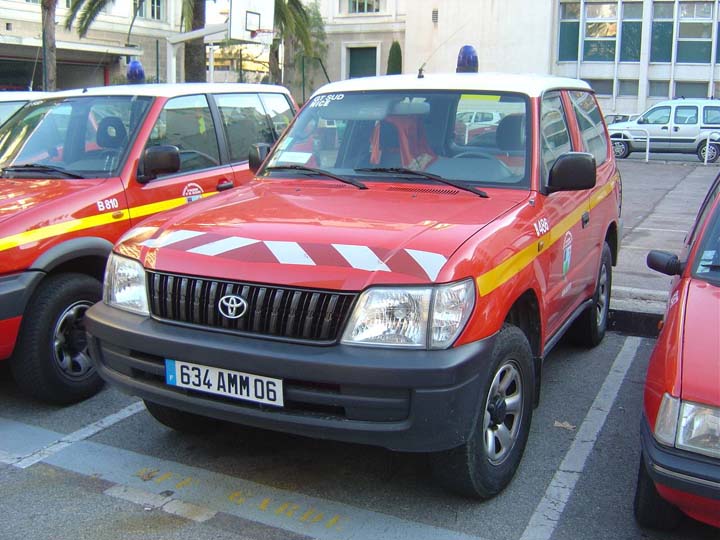 Alpes Maritime Fire and Rescue France Toyota