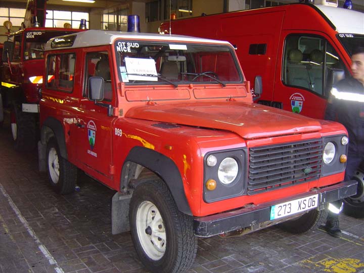 Alpes Maritime Fire and Rescue France Land Rover