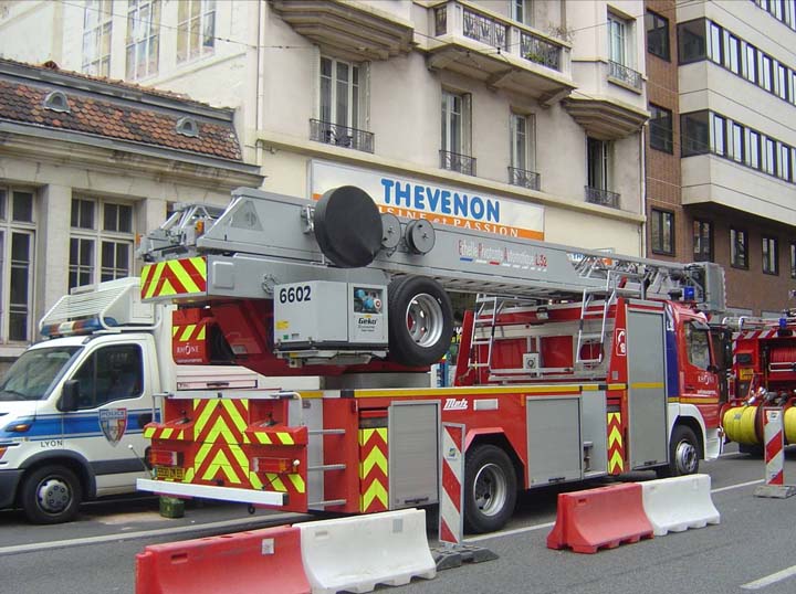 Rhone Fire & Rescue France Lyon Mercedes Ladder