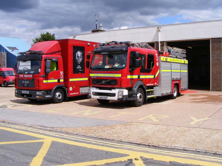 East Sussex Fire and Rescue Lewes FS lineup