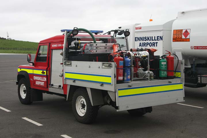 Enniskillen Airport Northern Ireland  Land Rover 