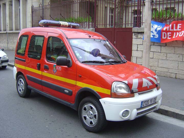 Rhone Fire & Rescue France Lyon Renault Kangoo