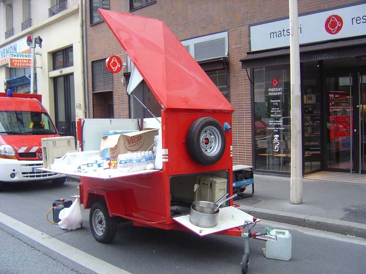 Rhone Fire & Rescue France Lyon trailer