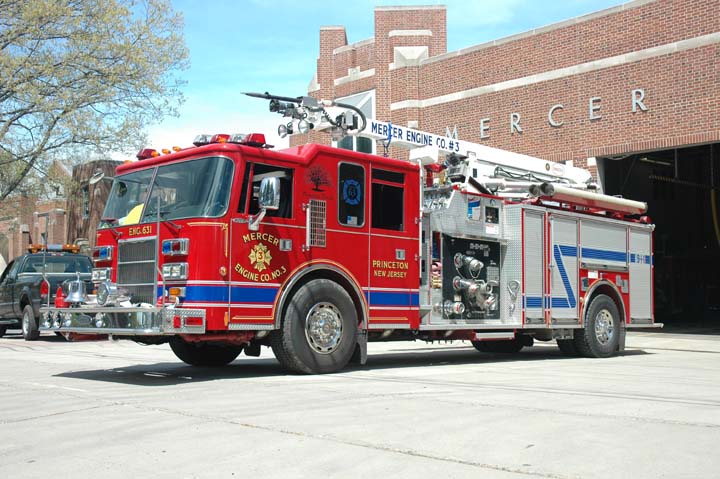 Princeton NJ Mercer Engine co. pumper
