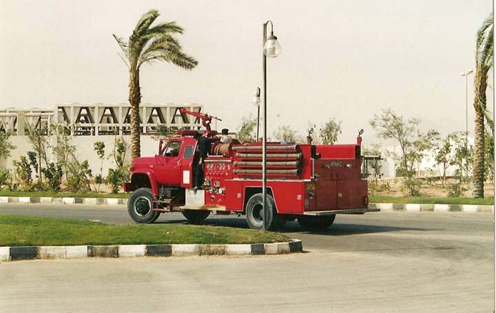 South Sinai Fire department Egypt GMC pumper
