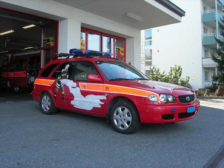 Feuerwehr Davos Switzerland Toyota