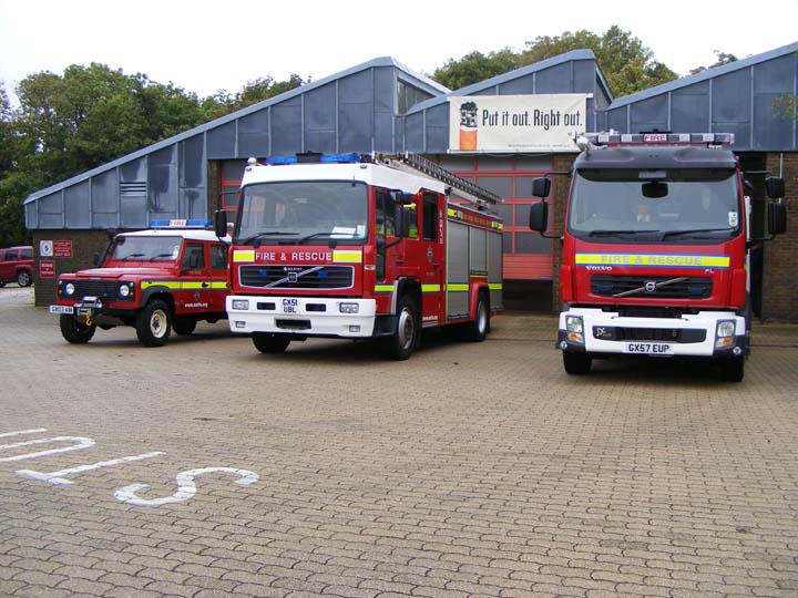 East Sussex FRS The Ridge Line up
